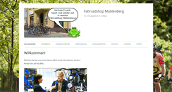 Desktop Screenshot of fahrradshop-muehlenberg.de