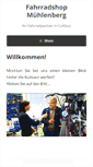 Mobile Screenshot of fahrradshop-muehlenberg.de