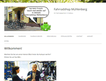 Tablet Screenshot of fahrradshop-muehlenberg.de